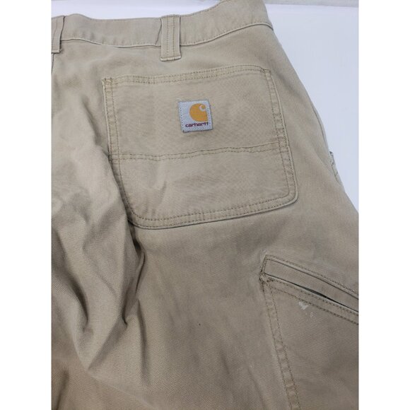 Carhartt Mens 36 x 34 Rugged Flex Relaxed Fit Canvas Work Pant BN2291-M - Picture 15 of 16